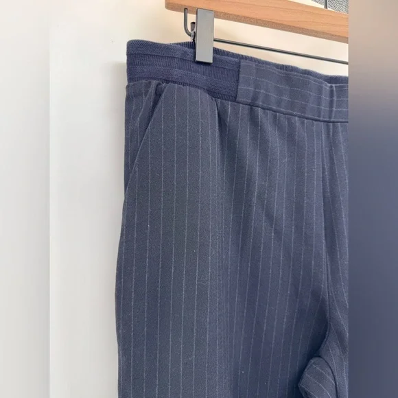 Women Casual Blue Strip Pants Medium - Picture 3 of 7